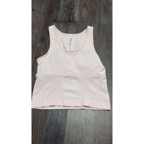 Lululemon Ebb to Street cropped tank strawberry milkshake size 4 - Picture 1 of 1